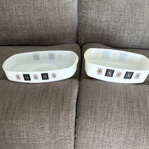 Vintage Starburst Design Bath Trays